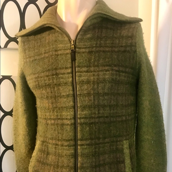 Lauren Ralph Lauren Sweaters - LRL Lambswool Plaid Cardigan Sweater